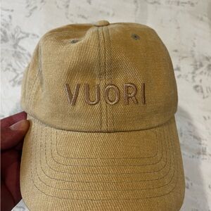 Vuori Beige Casual Cap